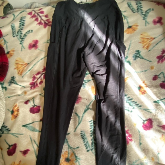 Girls black leggings - Picture 1 of 3